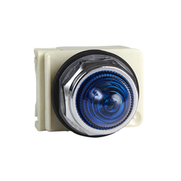 9001KP36LLL9 - Round pilot light Ø 30 – blue – LED BA 9s – 48V AC/DC – IP66