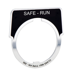 9001KN249 - PUSH BUTTON LEGEND PLATE 30MM T-K