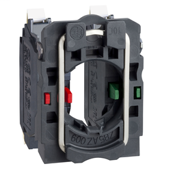 ZB5AZ1055 - Single contact block with body/fixing collar 1NC+1NC spring clamp terminal