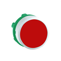 ZB5AA4C1 - Red flush pushbutton head colour plated white