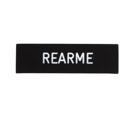 ZBY00423 - Marked legend 8 x 27 mm for legend holder 30 x 40 mm – REARME