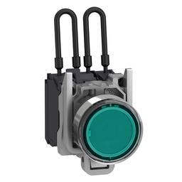 XB4BW23B5 - Push-to-test pilot light 24V green