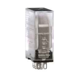 781XAXRC-120A - Power relay, Legacy, 15A, SPDT, 120 VAC, clear cover