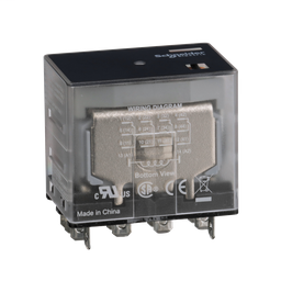 784XDXCL-120A - Power relay, Legacy, 15A, 4PDT, 120 VAC, clear cover with LED indicator