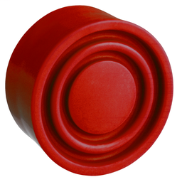 ZBP014 - Red boot for circular flush pushbutton Ø22