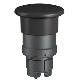 ZB5RZC2 - Ø40 mm- Black Mushroom Head pushbutton -spring return
