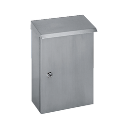 NSYTX10030 - Stainless canopy 304L, Scotch Brite® finish. for WM enclosure W1000xD300mm
