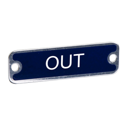 9001KN822 - PUSH BUTTON LEGEND PLATE 30MM T-K