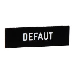 ZBY02134 - Marked legend 8 x 27 mm for legend holder 30 x 40 mm – DEFAUT