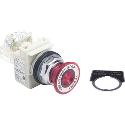 9001KR9P1R05H13 - PUSH BUTTON 600VAC 10A 30MM T-K