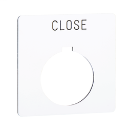 9001KN108WP - PUSH BUTTON LEGEND PLATE 30MM T-K