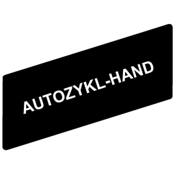 ZBY02299 - Marked legend 8 x 27 mm for legend holder 30 x 40 mm – AUTOZYKL-HAND