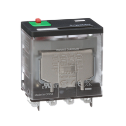 784XDXM4L-48D - Power relay, Legacy, 15A, 4PDT, 48 VDC, cover with locking push button and LED