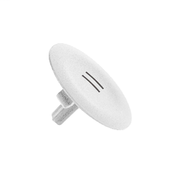 ZBA136 - White cap marked II for circular pushbutton Ø22