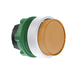 ZB5AH53C1 - Orange projecting illum pushbutton head for integral LED cp white