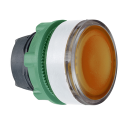 ZB5AH053C1 - Orange flush illum pushbutton head for integral LED cp white