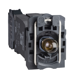 ZB5AW031 - Light block with body/fixing collar with BA9s incandesc. bulb 110…120V 1NO