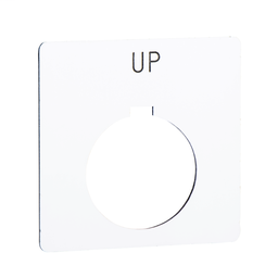 9001KN111WP - PUSH BUTTON LEGEND PLATE 30MM T-K