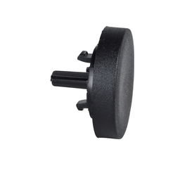 ZBL2 - Black cap unmarked for circular projecting pushbutton Ø22