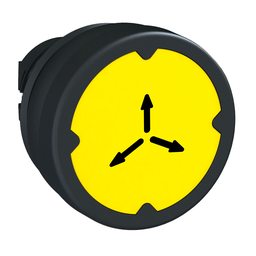 ZB5AC58009 - Pushbutton head for harsh environment – yellow – with marking