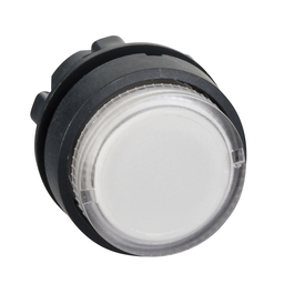 ZB5AW17 - Clear projecting illuminated pushbutton head Ø22 spring return for BA9s bulb
