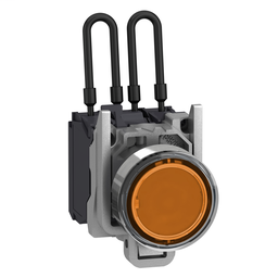 XB4BW25B5 - Push-to-test pilot light 24V orange