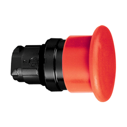 ZB4BC47 - Red Ø40 mushroom pushbutton head Ø22 spring return