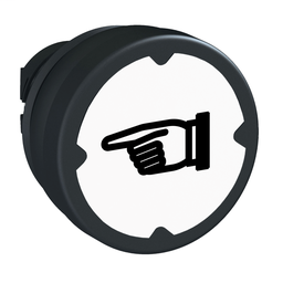 ZB5AC18058 - Pushbutton head for harsh environment – white – with marking