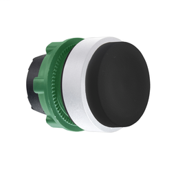 ZB5AH2C1 - Black projecting pushbutton head push push cp white