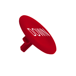 ZBA444 - Red cap marked DOWN for circular pushbutton Ø22