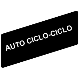 ZBY02498 - Marked legend 8 x 27 mm for legend holder 30 x 40 mm – AUTO CICLO-CICLO