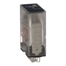 781XAXRC-240A - Power relay, Legacy, 15A, SPDT, 240 VAC, clear cover