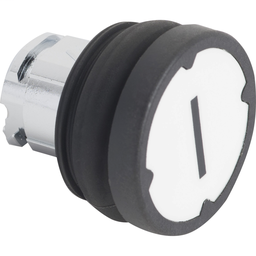 ZB4BC18023 - Pushbutton head for harsh environment – white – with marking
