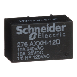 276AXXH-12D - Power relay, Legacy, SPST-NO, 40A, 12 VDC, epoxy sealed