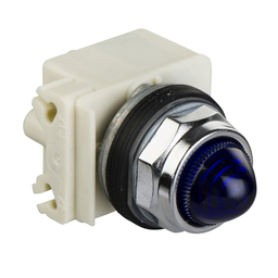 9001KP36L9 - Round pilot light Ø 30 – blue – incandescent BA 9s – 48 V AC/DC – IP66
