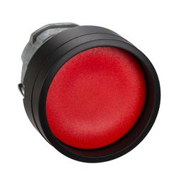 ZB4BA467 - Red recessed pushbutton head Ø22 spring return unmarked