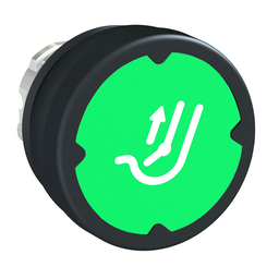 ZB4BC38039 - Pushbutton head for harsh environment – green – with marking