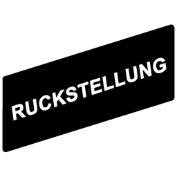 ZBY02223 - Marked legend 8 x 27 mm for legend holder 30 x 40 mm – RÜCKSTELLUNG