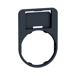 ZBZF33 - Legend holder 40 x 60 mm for flush mounted heads, plastic, without legend
