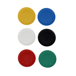ZBL9 - Cap unmarked for circular projecting pushbutton Ø22 with 6 colours choice