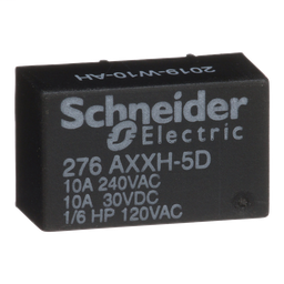 276AXXH-5D - Power relay, Legacy, SPST-NO, 40A, 5 VDC, epoxy sealed