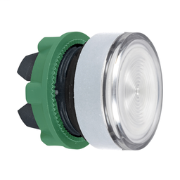 ZB5AW37C1 - Clear flush illumiatedinated pushbutton head BA9S cp white