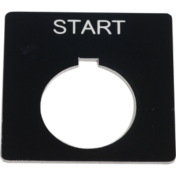 9001KN101BP - Push button legend plate 30 mm Type-K – Marked “Start”