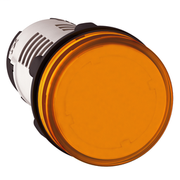 XB7EV08MP3 - Round pilot light Ø 22 – orange – integral LED – 230..240 V – faston connectors