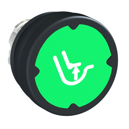 ZB4BC38029 - Pushbutton head for harsh environment – green – with marking
