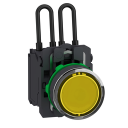XB5AW28B5 - Push-to-test pilot light 24v amber