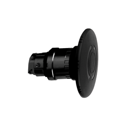 ZB4BS627 - Black Ø60 mushroom pushbutton head Ø22 latching turn release