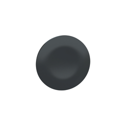 ZBA72 - Black cap unmarked for rectangular multiple-headed pushbutton Ø22