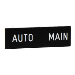 ZBY02164 - Marked legend 8 x 27 mm for legend holder 30 x 40 mm – AUTO-MAIN