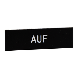 ZBY02207 - Marked legend 8 x 27 mm for legend holder 30 x 40 mm – AUF